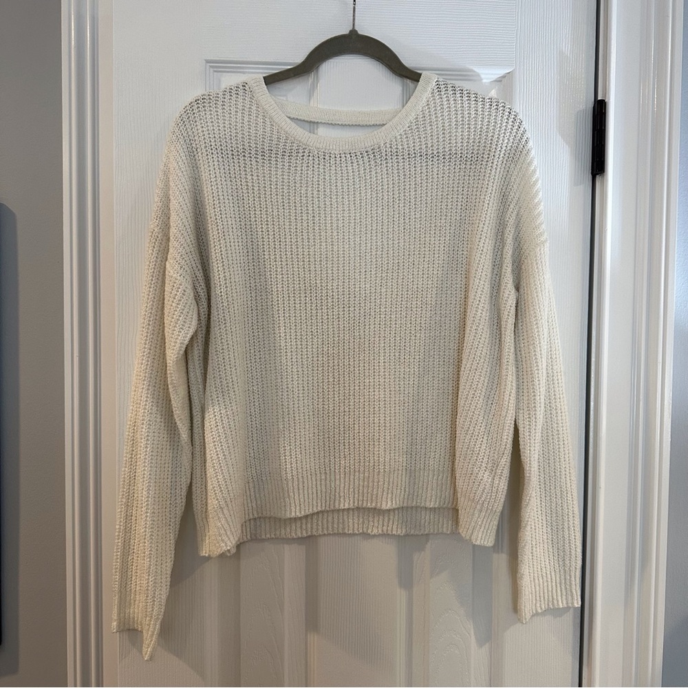 Lost + Wander back cut out knit sweater